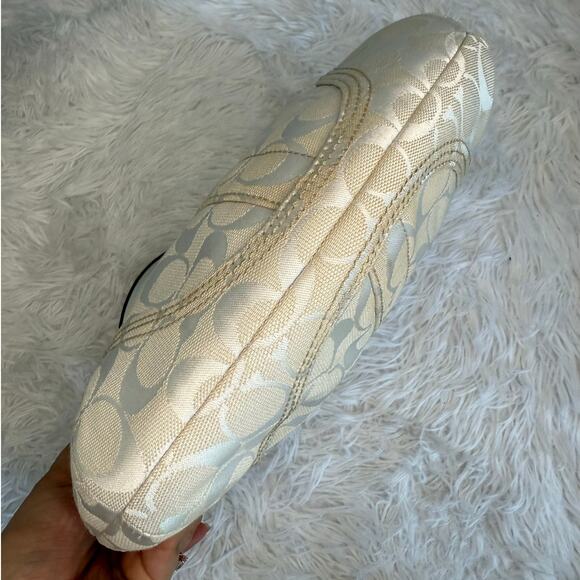 y2k Coach Vintage 2005 Signature 6267 Canvas Leather trim Hobo Bag Shoulder Bag - Picture 4 of 7